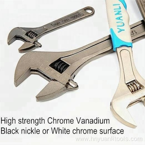 polish black nickle carbon steel Adjustable wrench